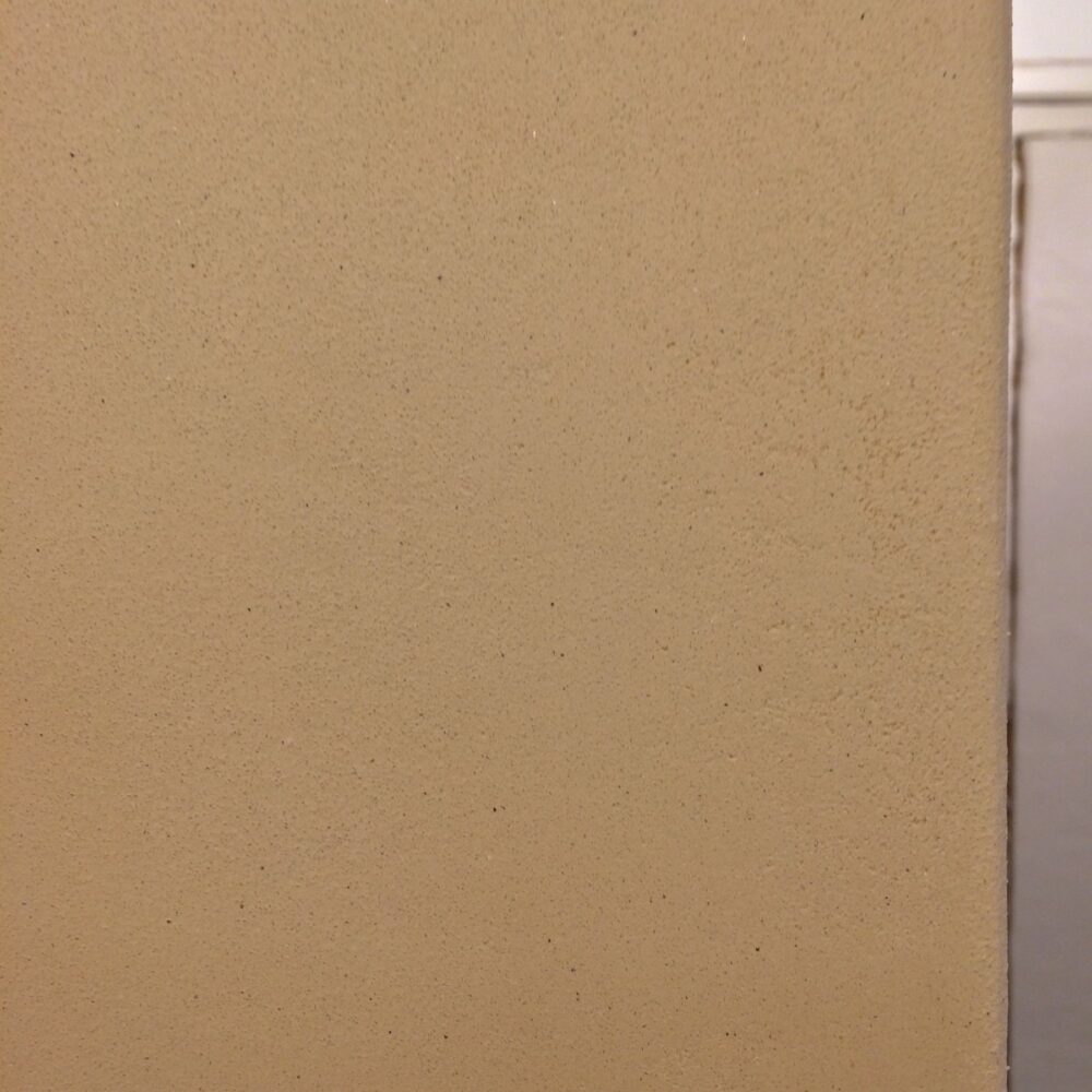 Lehmputz, verdichtet