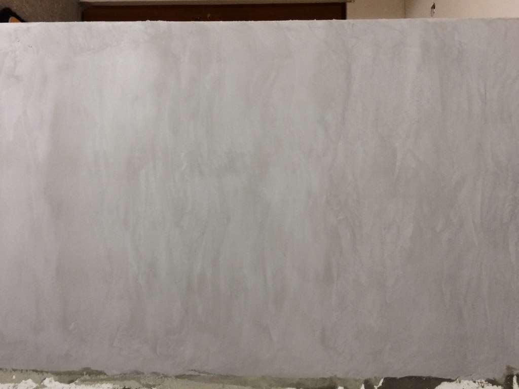 Naturofloor-Wand, plan gespachtelt, magnetisch ausgerüstet, mit Werkzeug-Zeichnung